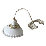 Opaline portable lamp