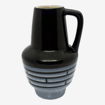 Vase en céramique avec manche Fohr Keramik, Allemagne années 1960
