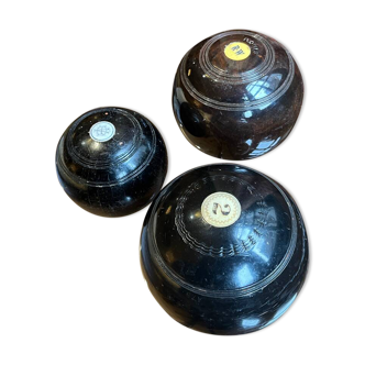 English game balls 19th century