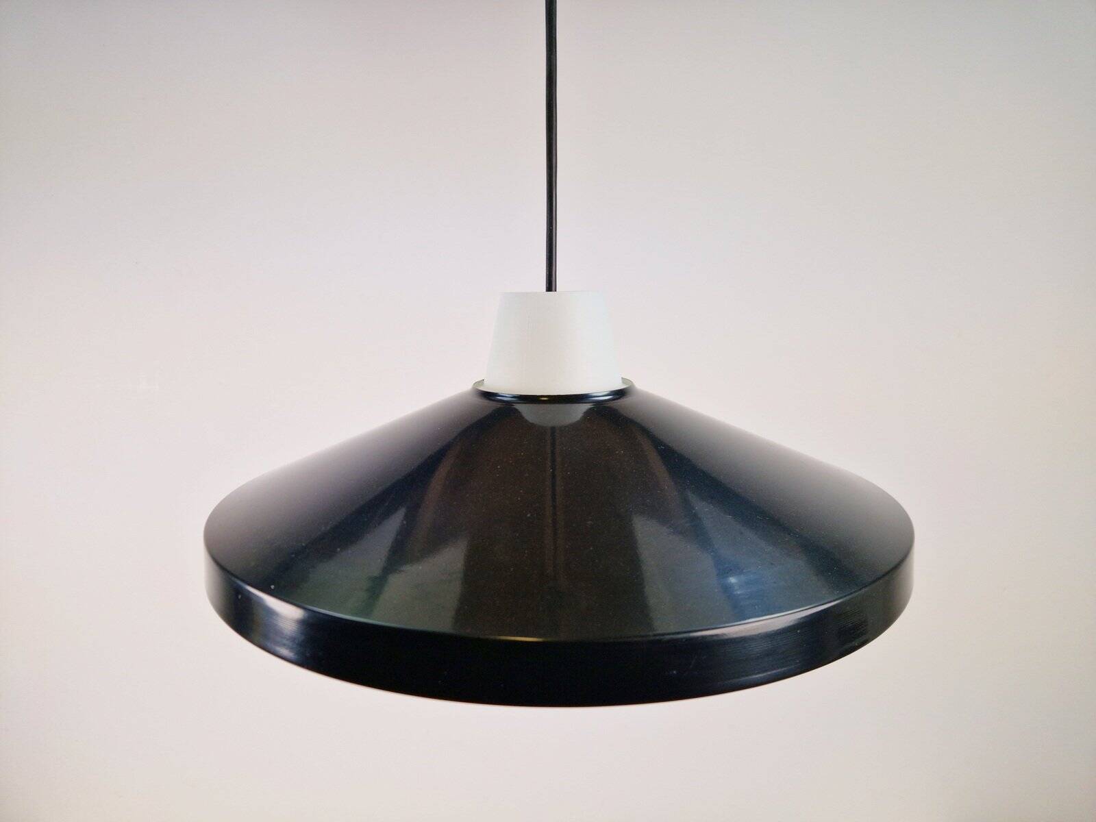 Opaline Glass Pendant Lamp attributed to Louis Kalff for Philips, 1960s