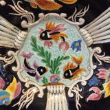 Vintage fruit cup with fish decoration cerdazur monaco