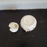 Old earthenware mustard