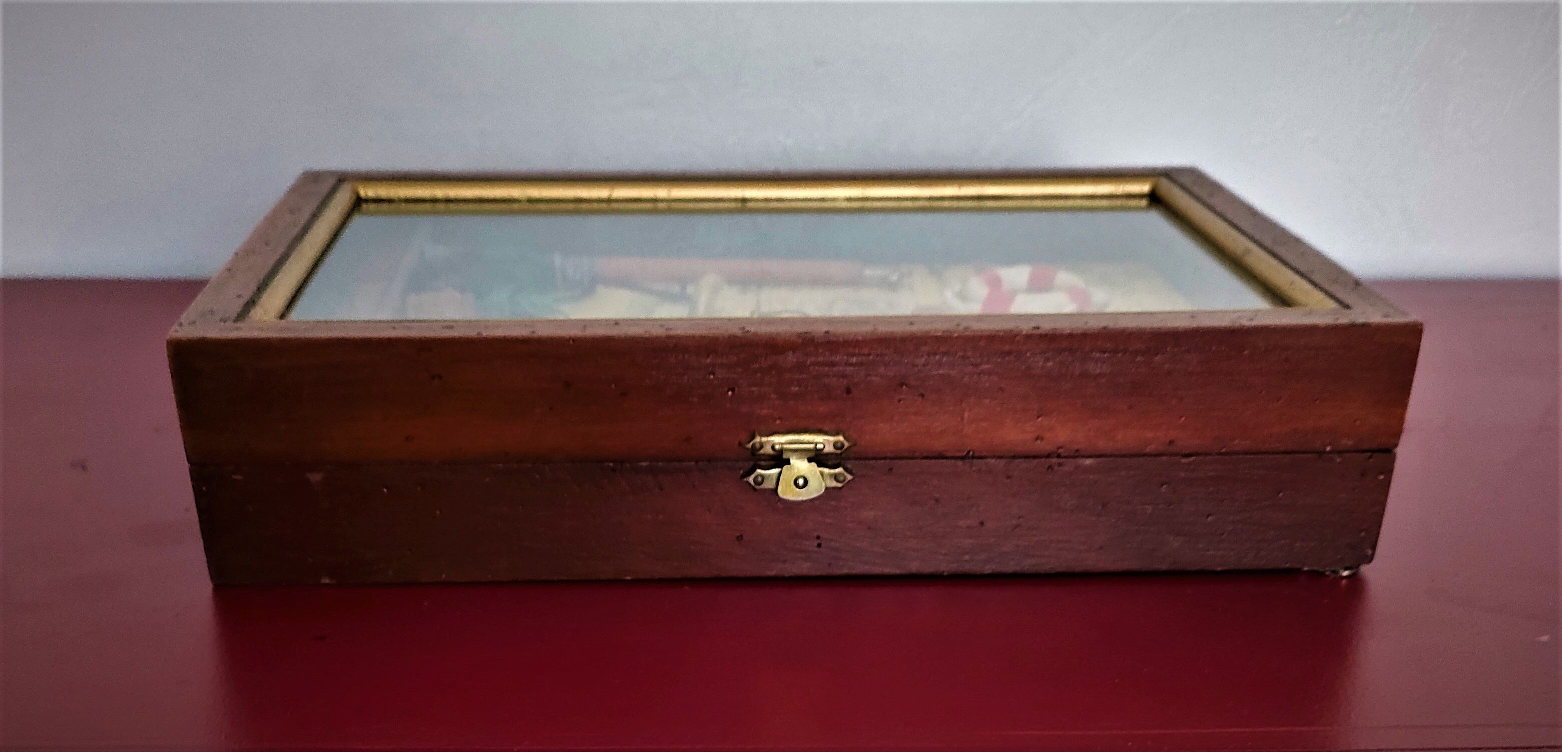 Keybox showcase marine décor - vintage 70's