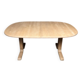 Danish Design Beech Dining Table Oval Extendable