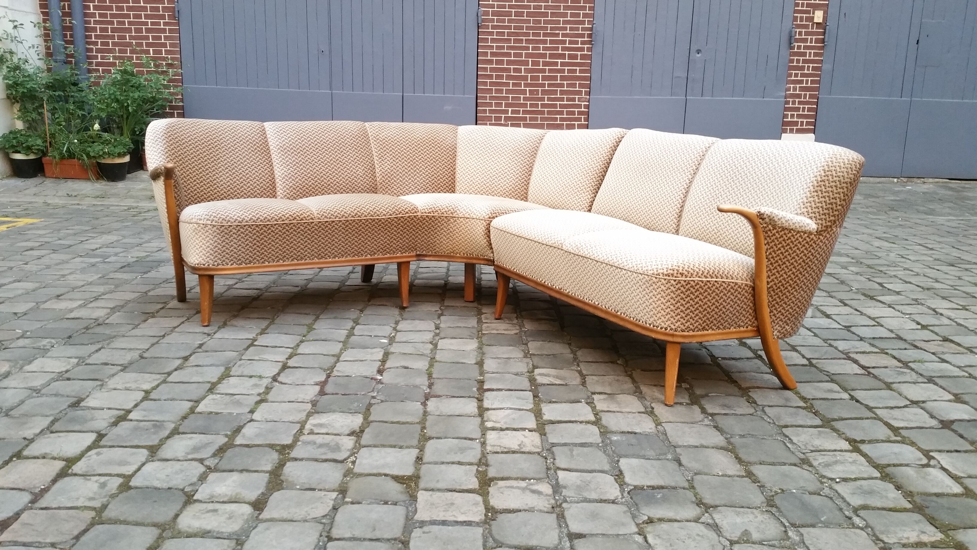 Of the 50/60s Scandinavian corner sofa