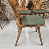 Lot of 4 bistro inn chairs from the 1970s
