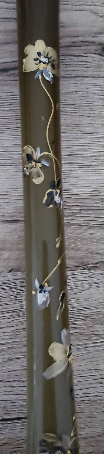 Large 50 cm high single-flower vase signed Arion