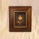 Portrait painting with wooden frame and gilding