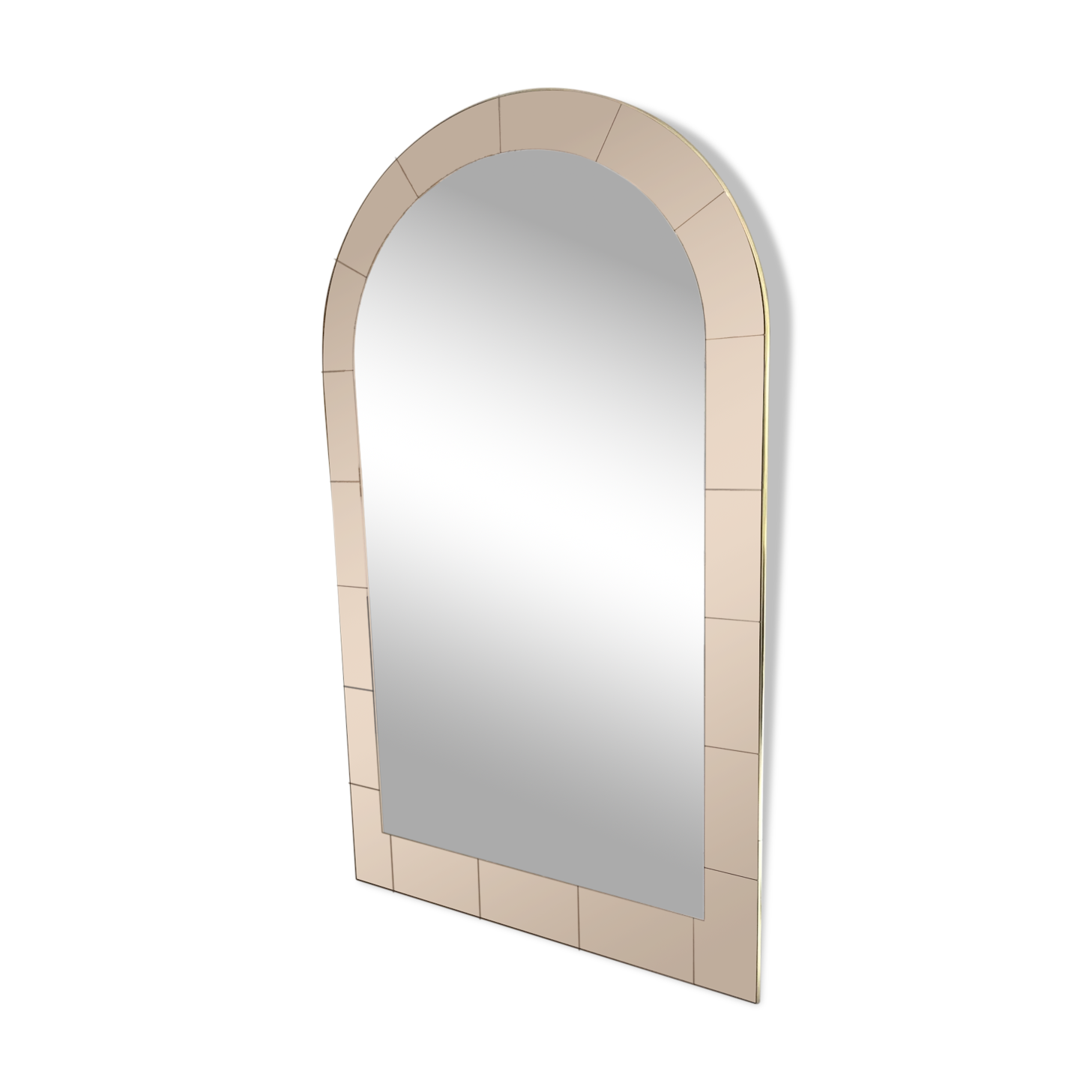 Large mirror in Italian arcade 1980 115x220cm