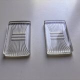 2 Lalique knife holders