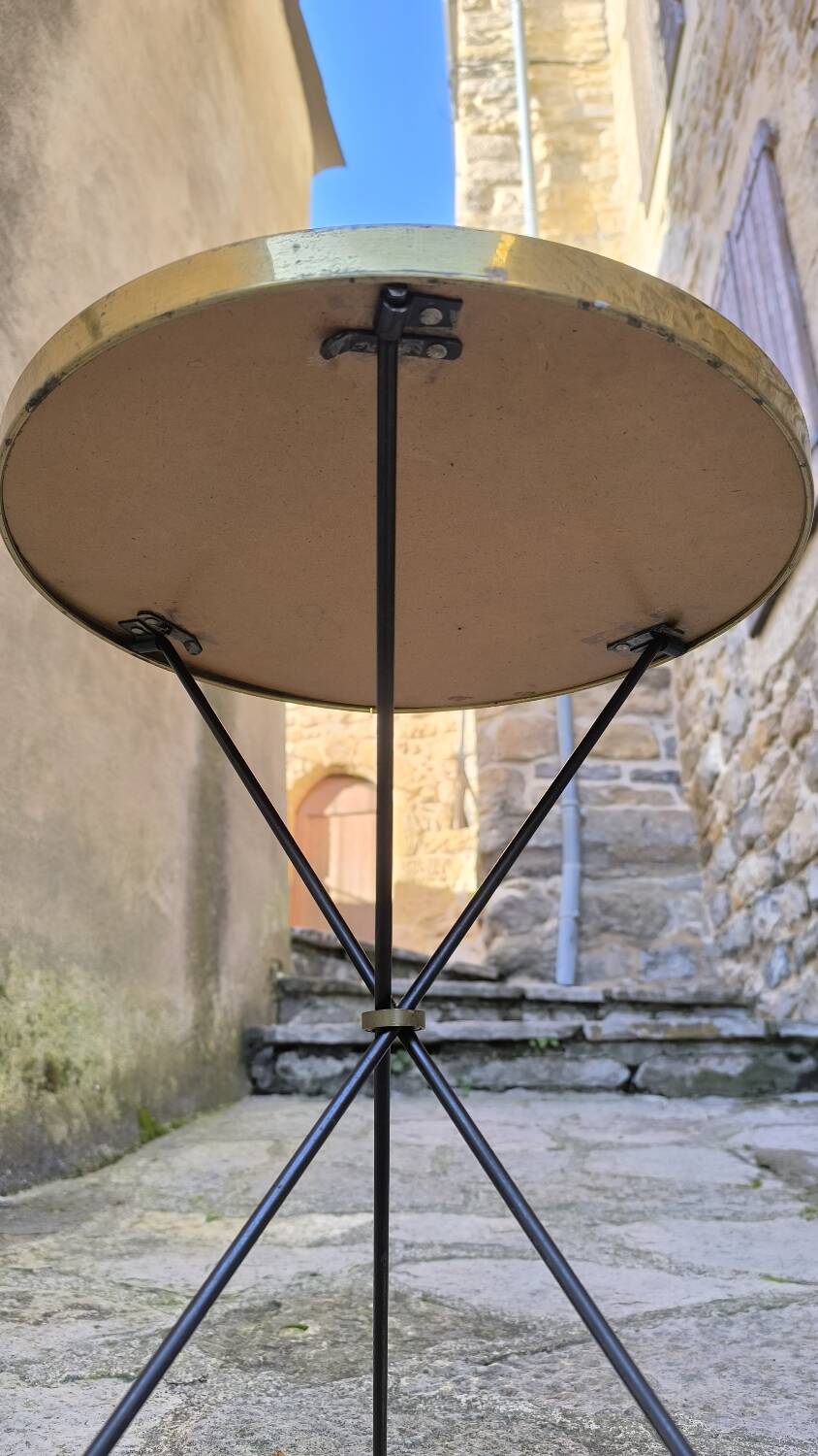 Tripod side table by Mechanical Mirror Works Inc 1950