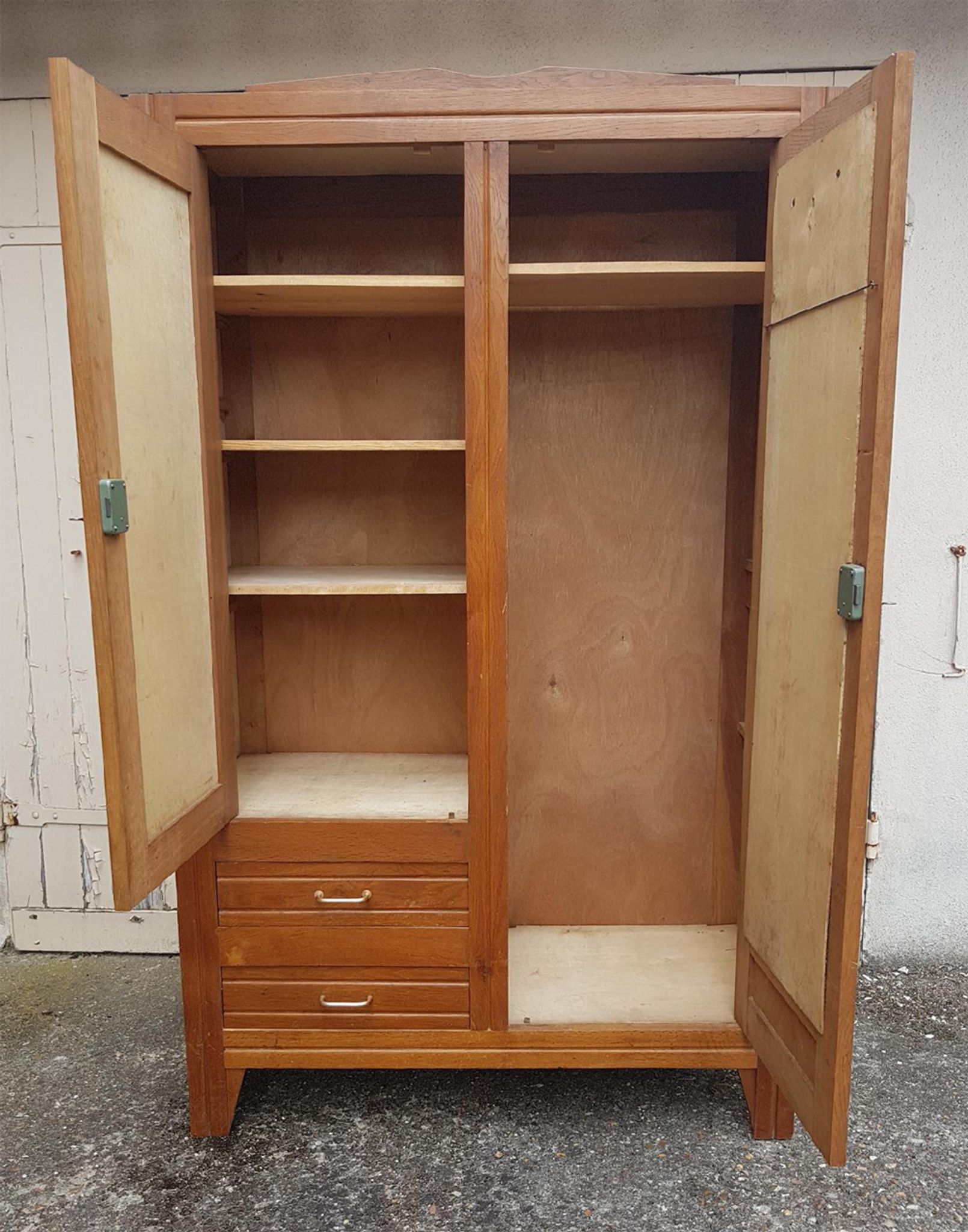 Wardrobe wooden vintage 60