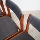 Set of six teak chairs, Danish design, 1960s, production: Denmark