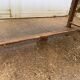 Farmhouse dining table 205cm for 8/10 people in solid pine with 1 drawer 1930