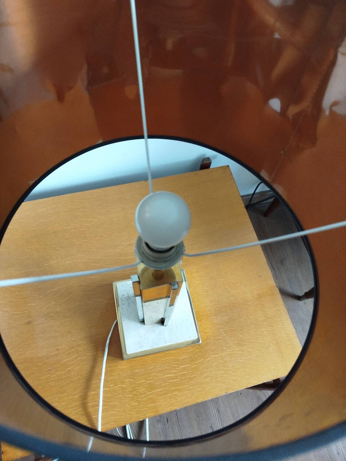Italian lamp attributed to Willy Rizzo – 1970s