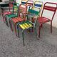 Suite de 8 chaises tolix dépareillées