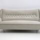 Attributed Gio Ponti Mid-Century Modern Velvet Sofa for ISA, 1950s