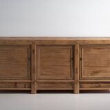 Ancien buffet en bois à trois portes (vers 1920)