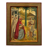 Orientalist painting signed Sergeff, 20th century