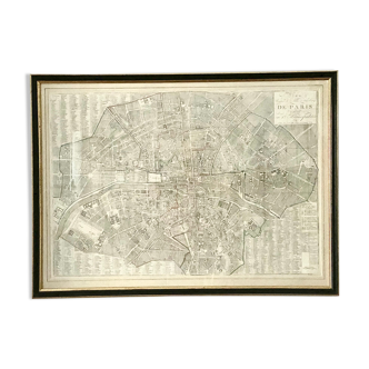 Plan de Paris en 1819