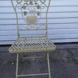 wrought iron garden lounge