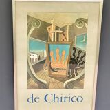Affiche giorgio de chirico alexandre iolas sergio tosi milano new york