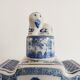 Chinese tea box fo dog lid