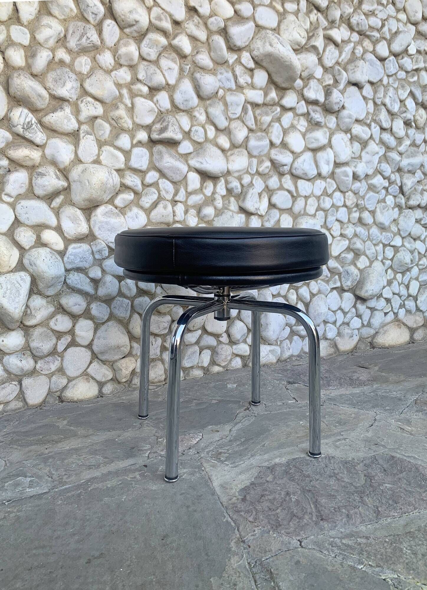 LC8 stool by Charlotte Perriand and Le Corbusier for Cassina, 1970-80