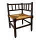 Beaded wood corner or corner armchair