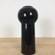 Scandinavian modernist black ceramic vase
