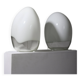 Paire de lampes nessa en verre de murano, gino vistosi, 1970s