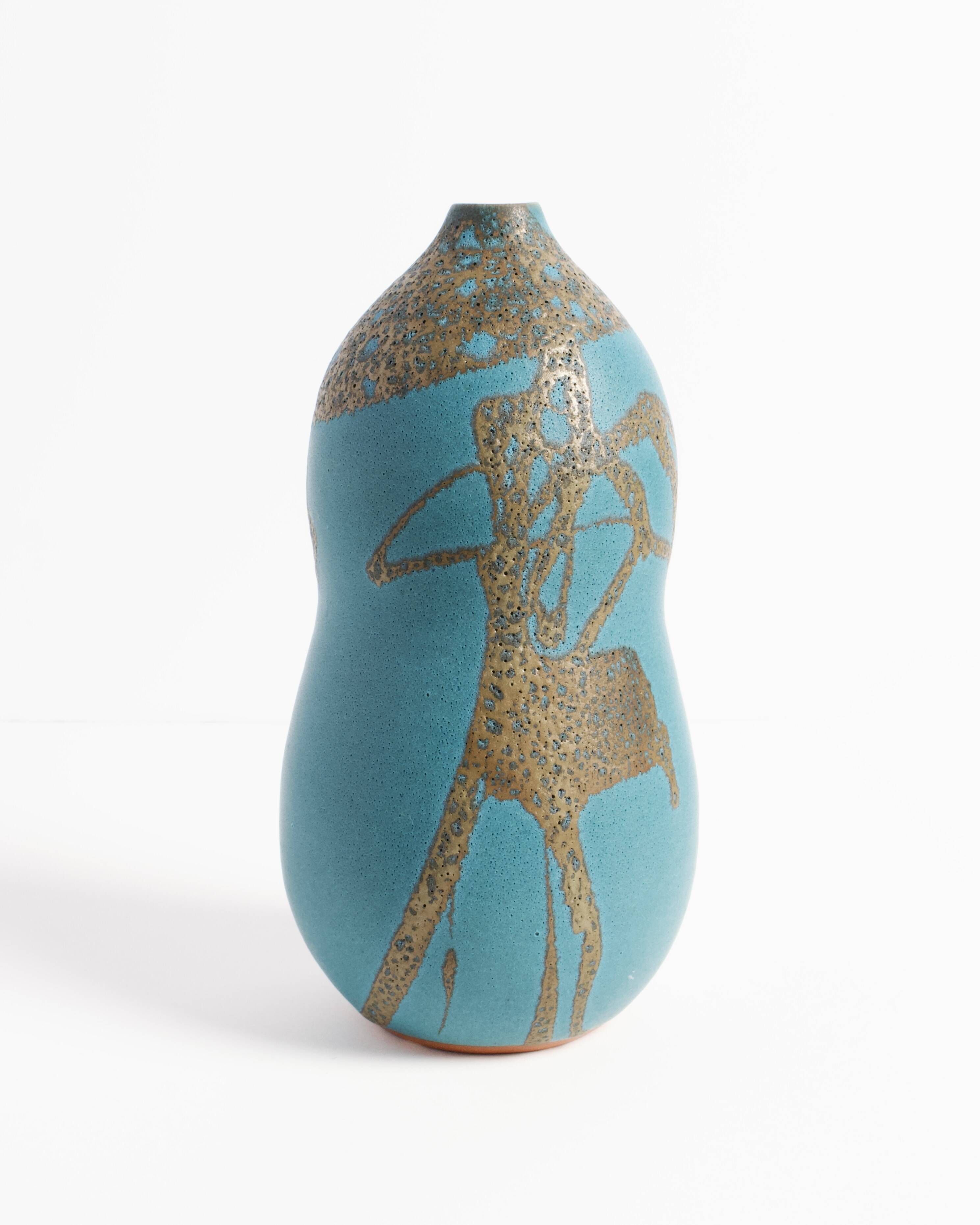 Ceramic vase by Morino Hiroaki Taimei.