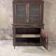 Solid wood display cabinet