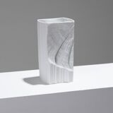 Vase en porcelaine texturée, 1980s