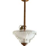 Ezan and Petitot art deco pendant light