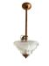 Ezan and Petitot art deco pendant light