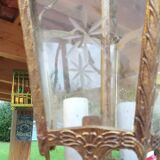 lustre lanterne laiton plafonnier