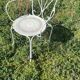 Pair of armchairs wrought iron garden chairs French iron armchairs 1950