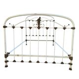 Antique wrought iron bed from the 1900s