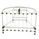 Antique wrought iron bed from the 1900s