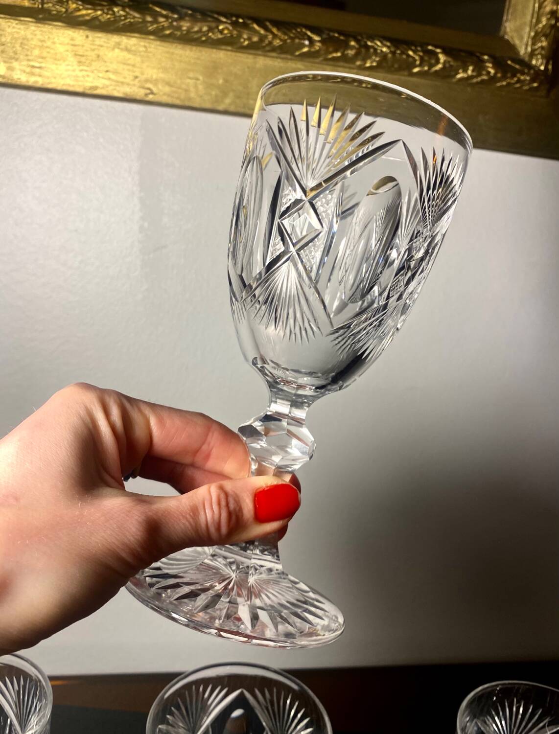 Verre à eau Le Creusot  / Voneche 19eme ciecle