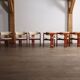 Ensemble de 6 chaises Augusto Savini Pamplona pour Pozzi, Italie 1965