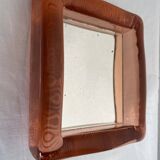 Miroir en verre rose d’Italie