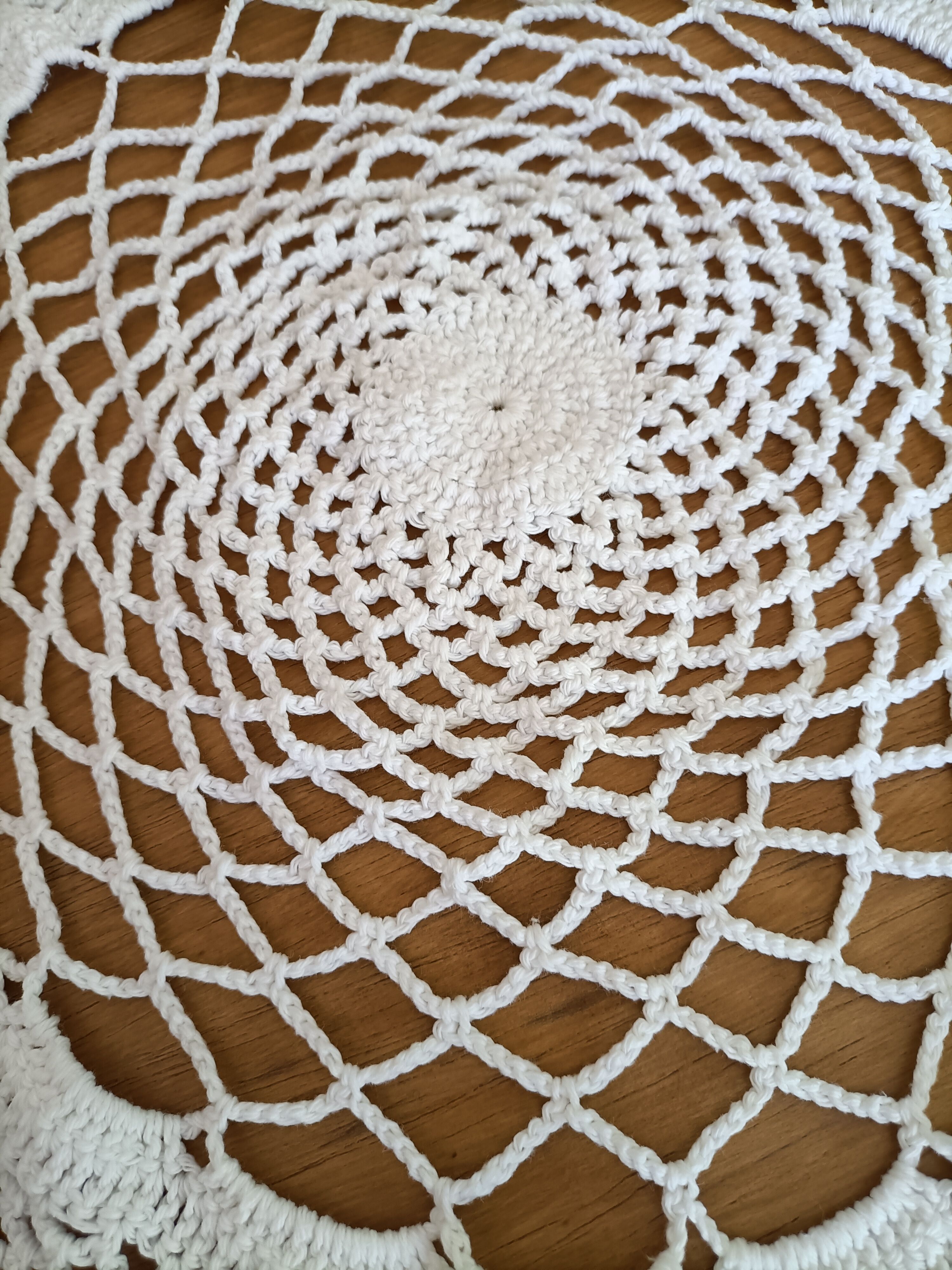 Crochet tablecloth