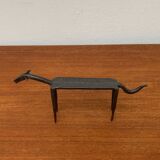Mid-century wrought iron animal sculpture