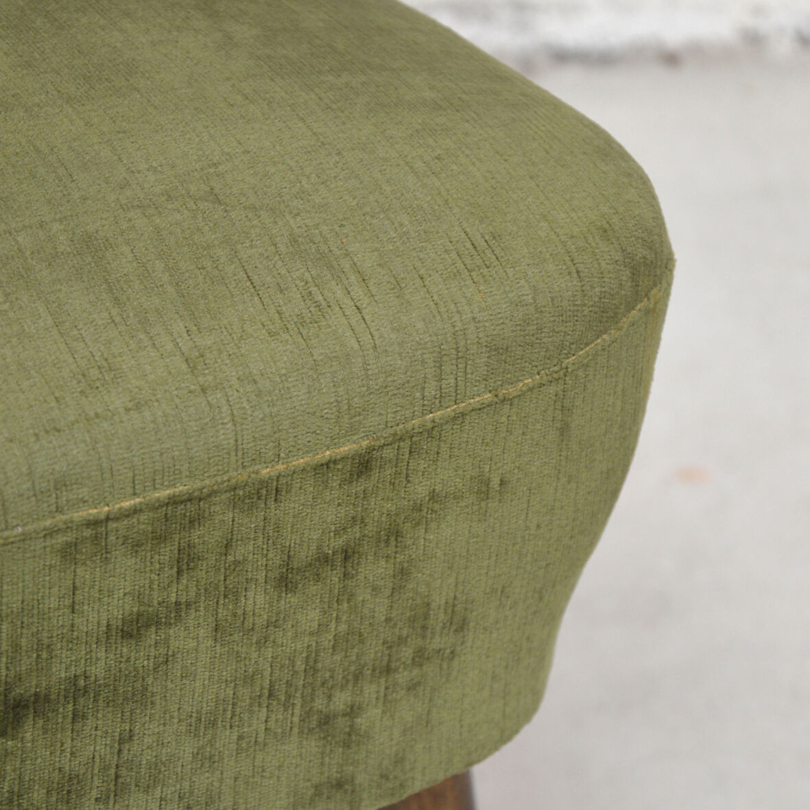 Velvet cocktail chair, 1960