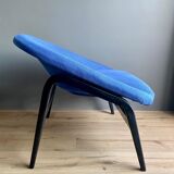 Fauteuil de salon bleu, modèle Columbus, Hartmut Lohmeyer pour Artifort, années 1950