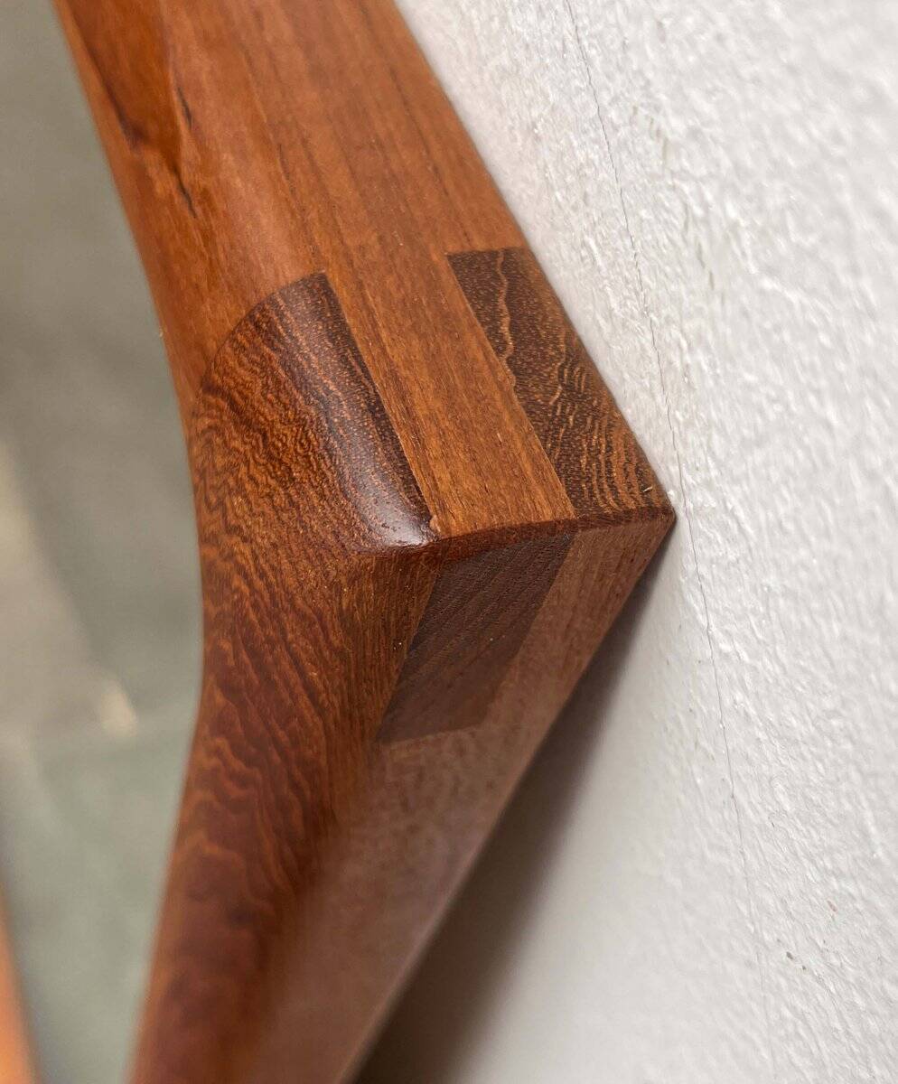 Danish teak mirror mid-century modern by Vildbjerg Møbelfabrik, 1960s