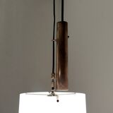Adjustable Cylinder Pendant Mod. 437 by Tito Agnoli Produced by O-Luce, Ita