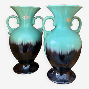 Pair of vintage vases 1950 West Germany